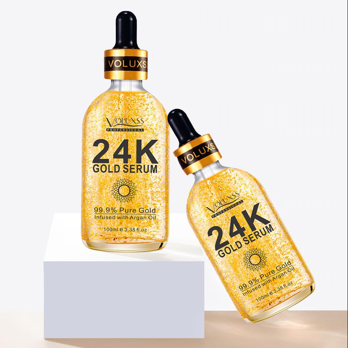 Serum Gold 24K -  Rejuvenecedor Acido Hialuronico y Ceramida